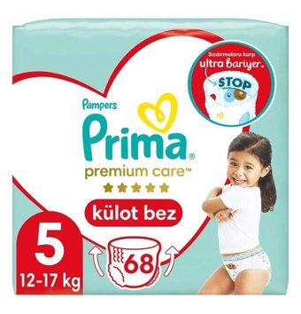 Prima Premium Care 5 Numara Külot Bebek Bezi 68'li