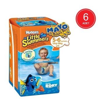 Huggies Little Swimmers 5 - 6 Numara Mayo Bebek Bezi 6x11'li
