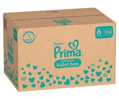 Prima 6 Numara Külot Bebek Bezi 90'lı