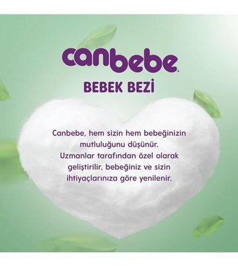 Canbebe 2 Numara Bantlı Bebek Bezi 36'lı