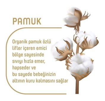 Pure Baby Organik 5 Numara Organik Bantlı Bebek Bezi 80'li