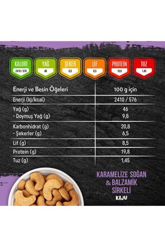 List Flavours Soslu Kavrulmuş Kaju 100 gr