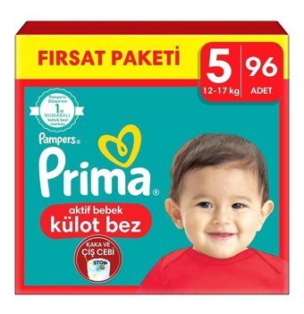 Prima 5 Numara Külot Bebek Bezi 96'lı