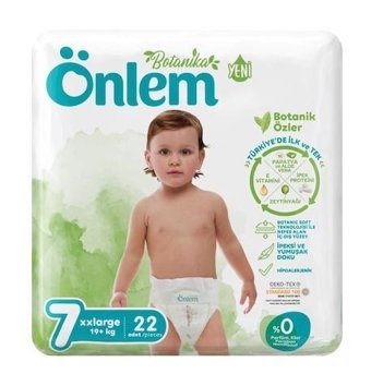 Önlem Botanika 7 Numara Bantlı Bebek Bezi 22'li