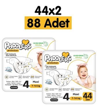 Paddlers Protection 4 Numara Bantlı Bebek Bezi 88'li