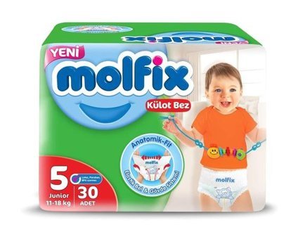 Molfix 5 Numara Külot Bebek Bezi 30'lu