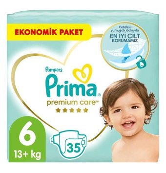 Prima Premium Care 6 Numara Bantlı Bebek Bezi 35'li