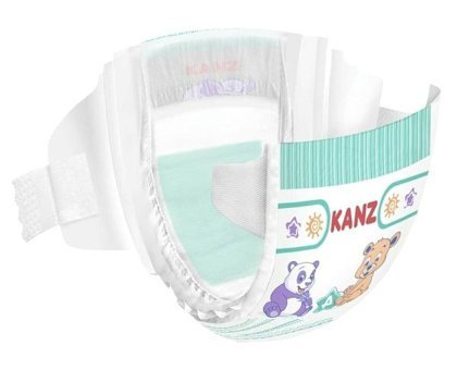 Kanz Diapers 1 Numara Bantlı Bebek Bezi 320'li