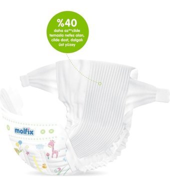 Molfix Pure Soft 5 Numara Bantlı Bebek Bezi 396'lı