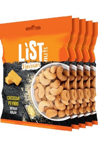 List Flavours Soslu Tuzlu Kavrulmuş Kaju 500 gr