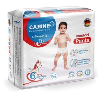 Carine Active 6 Numara Külot Bebek Bezi 2x24'lü