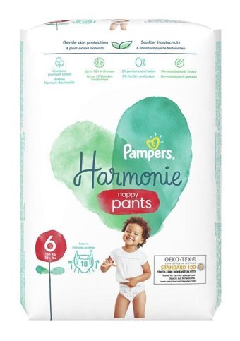 Prima Pampers Harmonie 6 Numara Külot Bebek Bezi 4x18'li
