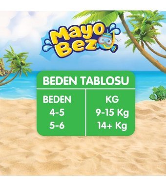 Molfix 5 - 6 Numara Mayo Bebek Bezi 10x18'li