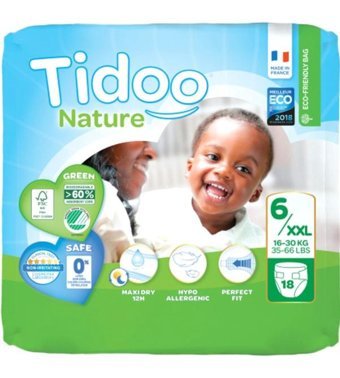 Tidoo 6 Numara Bantlı Bebek Bezi 18'li
