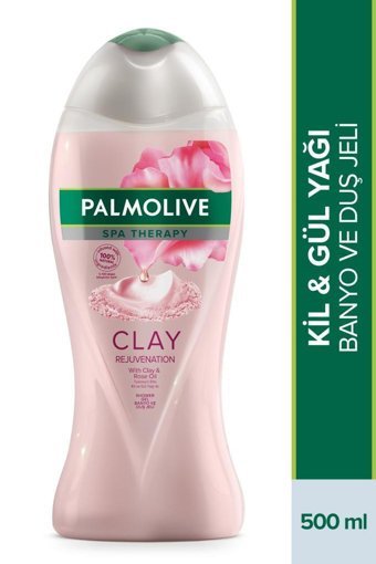 Palmolive Spa Therapy Clay Rejuvanatio Kil Özü - Okaliptüs Yağı Nemlendirici Vegan Duş Jeli 500 ml