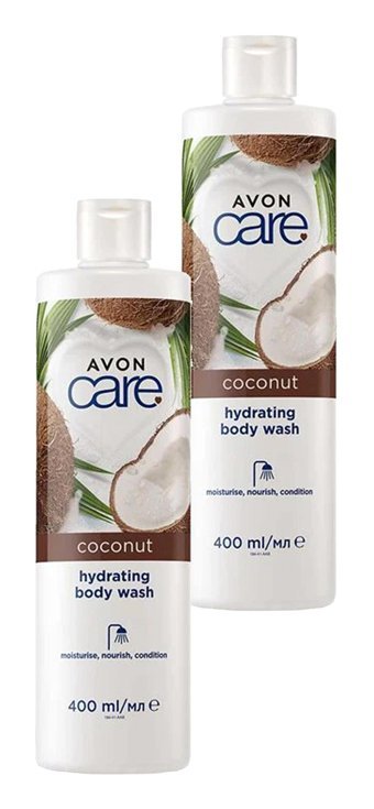 Avon Care Hindistan Cevizi Sütü Nemlendirici Vegan Duş Jeli 2 x 400 ml