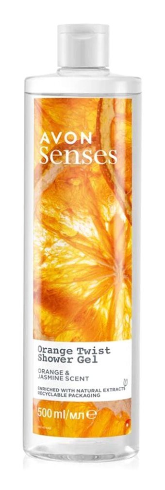 Avon Senses Portakal Nemlendirici Vegan Duş Jeli 500 ml