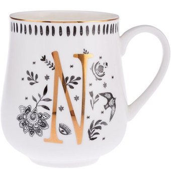 Emsan Artisan N Letter New Bone Kupa 220 ml