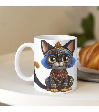 Kreatif Kupa Kişiye Özel Kedili Kupa Bardak
