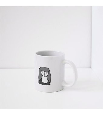 Tabby Design Kadın Baskılı Hediyelik Kupa C