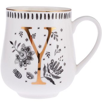Emsan Artisan Y Letter New Bone Kupa 220 ml