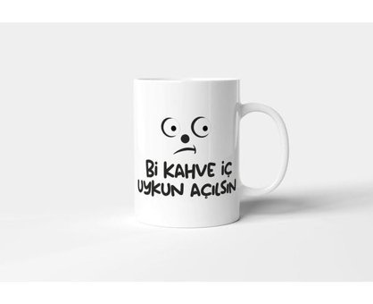 Promosyon Dünyam Baskılı Kupa Bardak - Bi Kahve İç