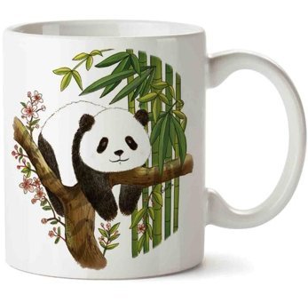 Art Hediye Panda İki Tarafı Baskılı Kupa Bardak