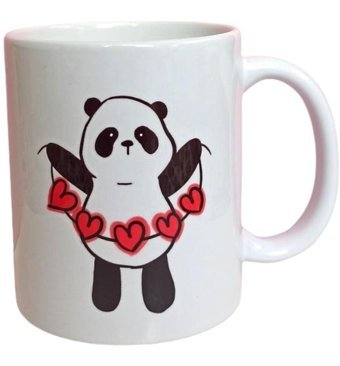 Heg Store Panda Desenli Baskılı Kupa