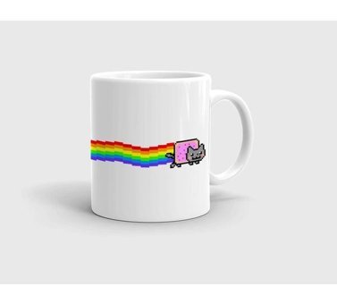 Mini Maker Kids Nyan Cat Kupa Bardak - Özelleştrilebilir