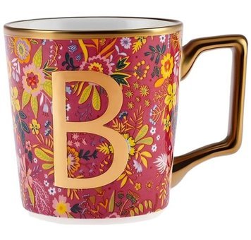 Karaca Flower B Harfli Kupa 350 ml