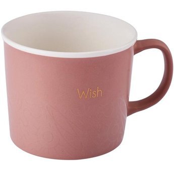Emsan Wish New Year Yılbaşı New Bone Kupa 350 ml Mercan