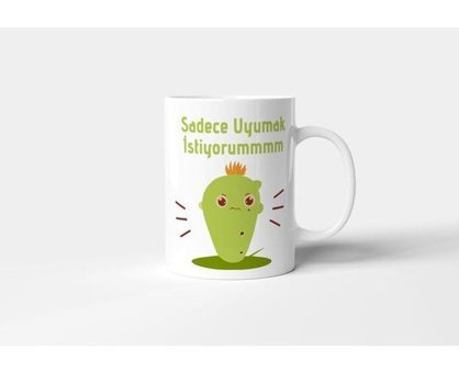 Promosyon Dünyam Sadece Uyumak İstiyorum Baskılı Kupa Bardak
