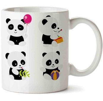 Art Hediye Panda Cutenes İki Tarafı Baskılı Kupa Bardak