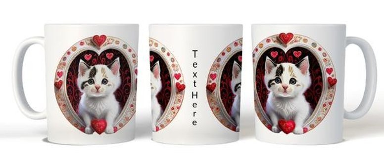 Kreatif Kupa Kedi Temalı Kupa - Kedi Aşkı Koleksiyonu