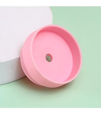 Luckystar Düz Renk 16Oz Çift Katlı Plastik Kupa - Sarı