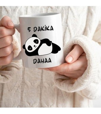 Hediye Vakti 5 Dakika Daha Tasarımlı Kupa Bardak