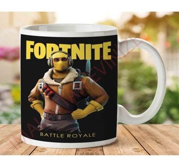 Art Hediye Fortnite Raptor İki Tarafı Baskılı Kupa Bardak
