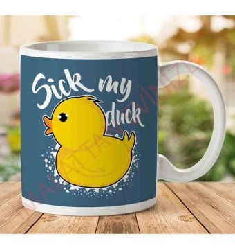 Art Hediye 1-1931 Sick My Duck İki Tarafı Baskılı Kupa Bardak