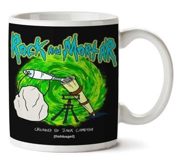 Art Hediye Rock And Mortar By İki Tarafı Baskılı Kupa Bardak