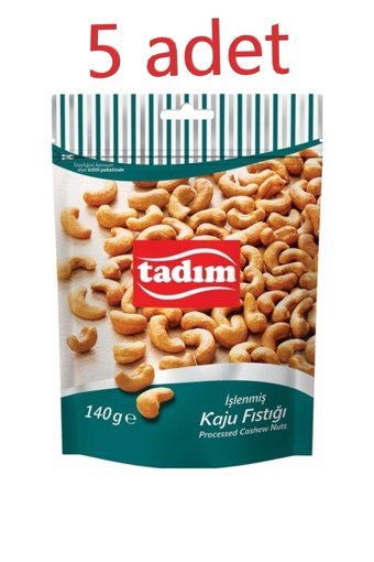 Tadım Kavrulmuş Kaju 5x140 gr
