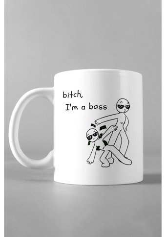 Hediyexpres Bitch, I'M A Boss Tasarımlı Kupa Bardak