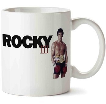 Art Hediye Rocky Balboa Apollo İki Tarafı Baskılı Kupa Bardak