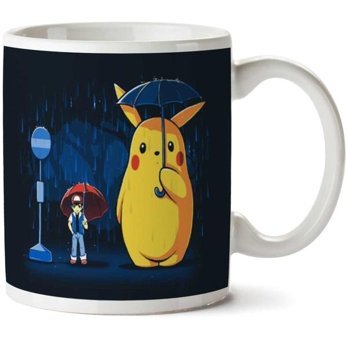 Art Hediye Totoro Yağmur 2 İki Tarafı Baskılı Kupa Bardak