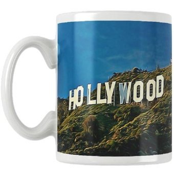 Qoeuyl Boutique Hollywood Baskılı Kupa Bardak