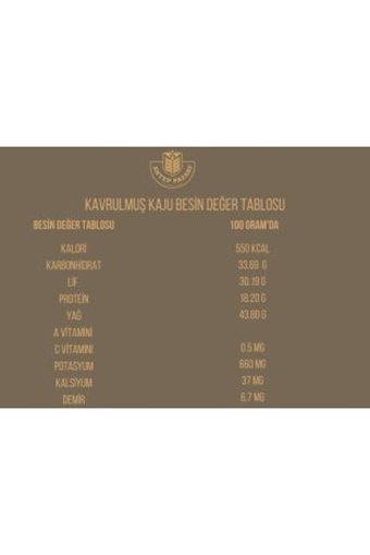 Antep Pazarı Kavrulmuş Kaju 2x500 gr