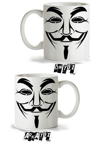 Sendealgelsin V For Vendetta Tasarım Kupa Bardak
