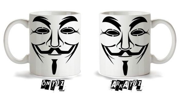 Sendealgelsin V For Vendetta Tasarım Kupa Bardak
