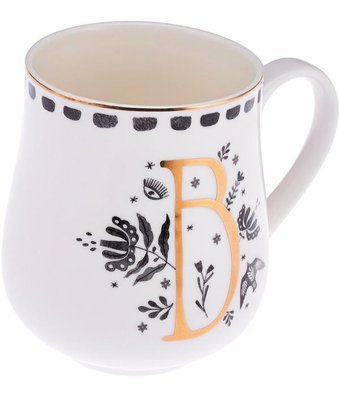 Emsan Artisan B Letter New Bone Kupa 220 ml