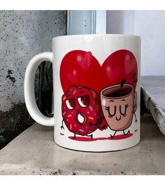 Heg Store Aşk Temalı Yazılı Baskılı Kupa