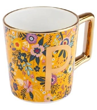 Karaca Flower P Harfli Kupa 350 ml